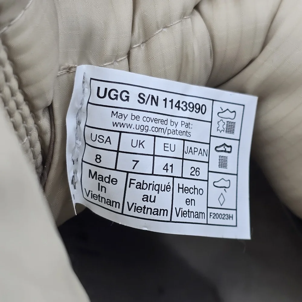 Ugg Classic Mini Lace Weather Smokescreen, Men's 8 Mustard Seed—Missing Galoshes - Picture 13 of 16